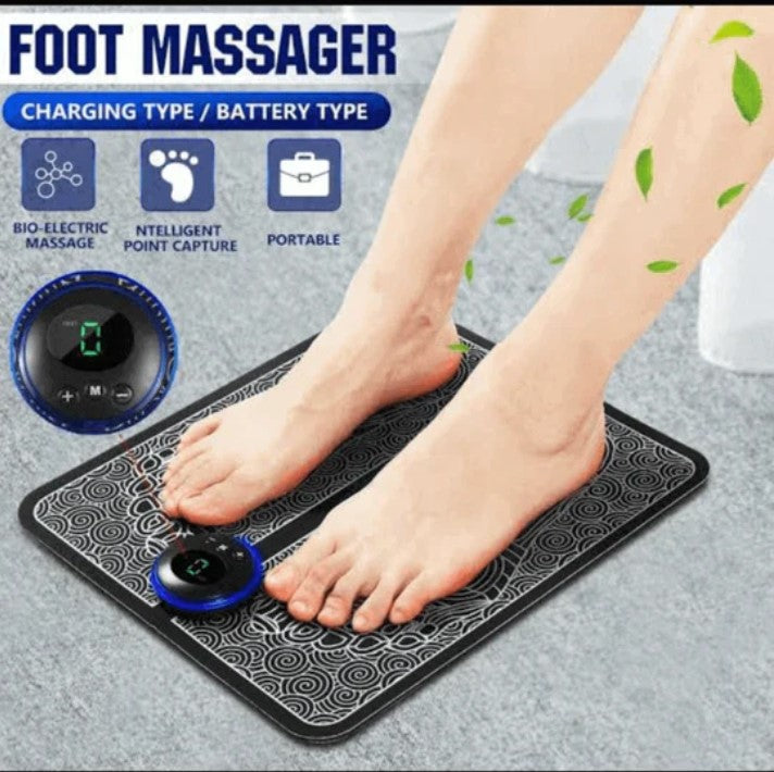 Ems Foot Massager Pad Foot Pulse Therapy Device